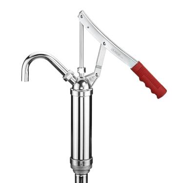 Imagem de ARES 55000 - Bomba de barril de óleo - Tubo de sucção telescópico de 2 peças para tambores de 15-55 galões - Projetado para fornecer óleo base, óleo de transmissão e fluidos mais pesados - Bico