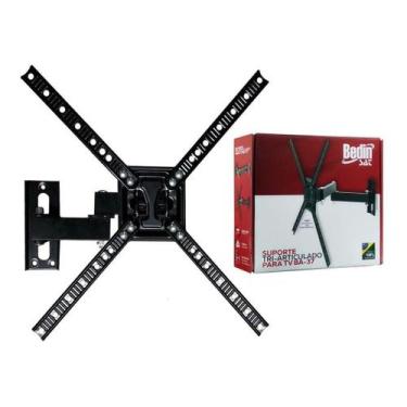 Imagem de Suporte Tv Movel 32 37 39 40 42 43 50 55 Pol Retratil Movel - Bedinsat