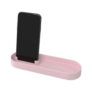 Imagem de Bandeja Banheiro Coza Porta Celular Serene - Rosa