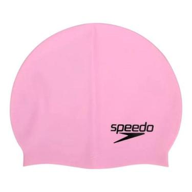 Imagem de Touca de Natação Speedo Swim Infantil, Rosa, Único