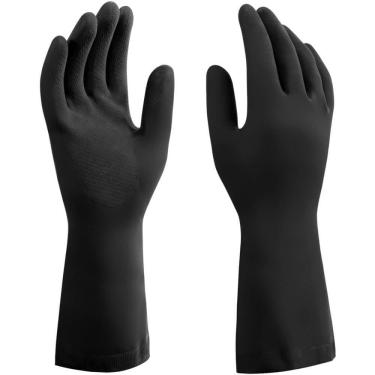 Imagem de Luva De Latex Anti-derrapante Preta Safetex Pro 157 Tamanho M - Pa27664-7 - Mucambo