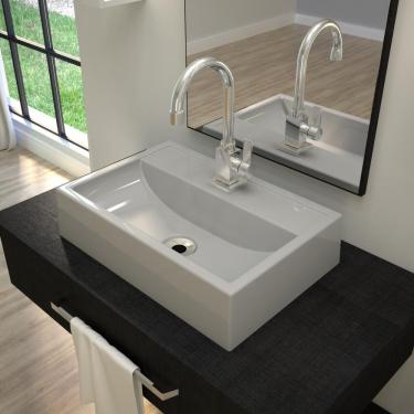 Imagem de Cuba Apoio Retangular Q450w Colorida Cinza