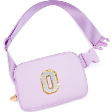 Imagem de Bolsa de cinto para pochete - branco O, bolsa lavanda