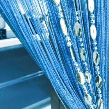 Imagem de ave split Cortina decorativa para porta de 100 cm x 200 cm, painel de parede, franja, janela, divisória de quarto, persiana para casamento, café, casa, divisória de porta, contas, borla, decoração de