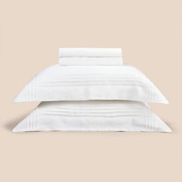 Imagem de Jogo de Cama King 4 Peças Altenburg Haus Alameda Branco