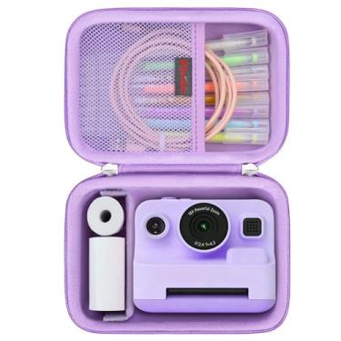 Imagem de Capa para câmera infantil de impressão instantânea compatível com câmera infantil ESOXOFFORE/Fujifilm/Careenoah/Masterbee/Dylanto/Gofunly/DUDUDRAGON/GKTZ/ETIKEZ/Dafotil/Aasonida, bolsa de viagem