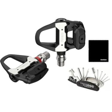 Imagem de Favero Assioma PRO RS-1 Pedais de Medidor de Potência de Estrada de Lado Único – Energia IAV, Recarregável, Dados de Treinamento de Ciclismo Confiáveis com Kit Multi Ferramentas