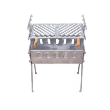 Imagem de Churrasqueira A Carvão Alumínio Batido