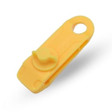 Imagem de 10 pçs DIY Tarp Clamp Toldo Tenda Dossel Grampo Clipe de Lona Prendedor Âncora Caravana Mandíbula Aderência Armadilha Apertar Ferramentas de Madeira (Amarelo)