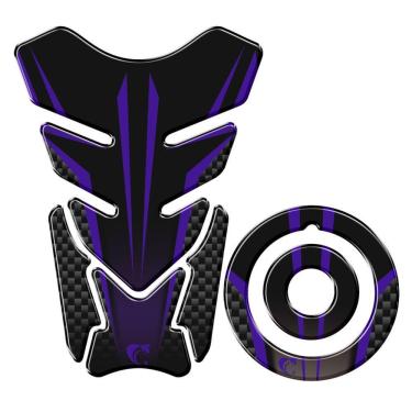 Imagem de Adesivo Protetor Tanque E Bocal Moto Yamaha Azul