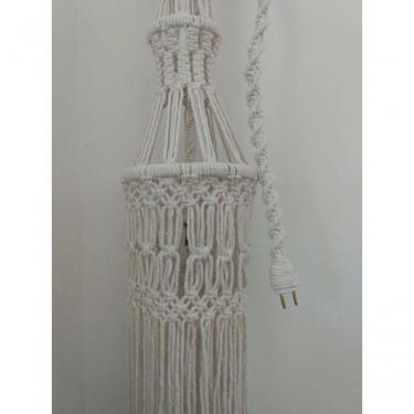Imagem de Luminária Macramê Cor Cru.