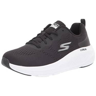 Imagem de Skechers Tênis de corrida feminino GO Run Elevate - Quick Stride, Preto, 10 Wide