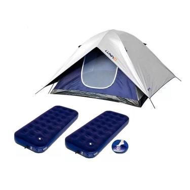 Imagem de Barraca Luna 4 Pessoas - Mor + 2 Colchoes Inflável Solteiro