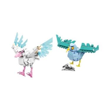 Imagem de Conjunto De Blocos De Montar De Animais Em 3D, Decoração De Mesa Reali