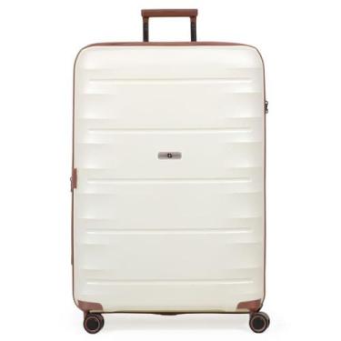 Imagem de Mala Grande Polipropileno 4 Rodas Suissewin Genebra Branca, G