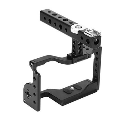 Imagem de Acouto Punho do Jogo da Gaiola da Câmera do Cnc da Liga de Alumínio, Porta da Sapata para a Câmera Sem Espelho A6600, Gaiola da Câmera Sem Espelho, Equipamento da Câmera Sem Espelho