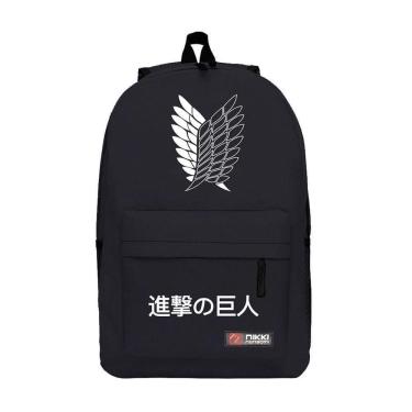 Imagem de Mochila Attack on Titans Levis Ackermans Cartoon Kids