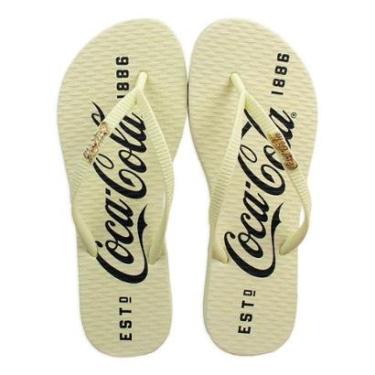 Imagem de Chinelo Coca Cola 1886 Feminino Amarelo-Feminino