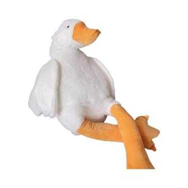 Imagem de Brinquedo De Pelúcia De Ganso Fofo, Almofada De Abraço De Cisne Macia,