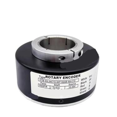 Imagem de Codificador 30L34C10-30F1024B-S8-C10 Codificador de eixo oco óptico de motor de elevador 600 512B (1024B)