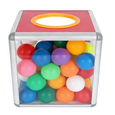 Imagem de Kafenda Urna de doação de acrílico para mesa para arrecadação de fundos e caixa de sugestões (20 x 20 x 20)