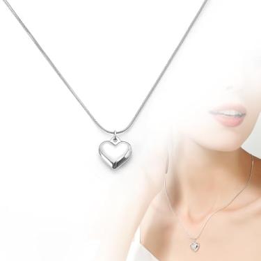 Imagem de Colar de elos cubanos para homens e mulheres – Colar de corrente de prata brilhante de 50 cm, joia de pescoço moderna com fecho lagosta, hipoalergênico e pronto para usar em camadas, 20in, Metal, Sem