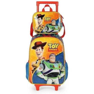 Imagem de Kit Escolar Toy Story Mochila Rodas + Lancheira Térmica - Luxcel, Lanr