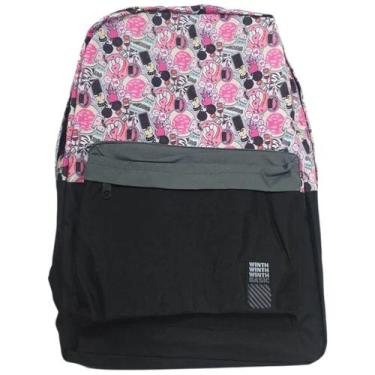 Imagem de Mochila Basic Stiker Wincy em Poliéster Winth, Preto, UN