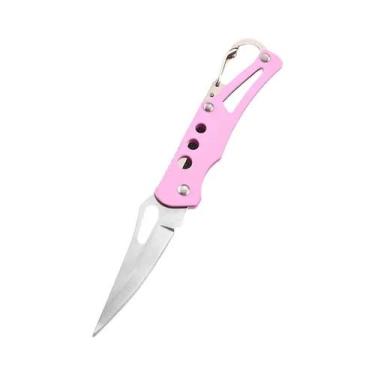 Imagem de Canivete Portátil Dobrável Para Chaveiro, Mini Faca Tática Para Sobrev