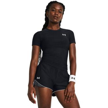 Imagem de Camiseta de Treino Under Armour Heatgear Feminina PP Preto-Feminino