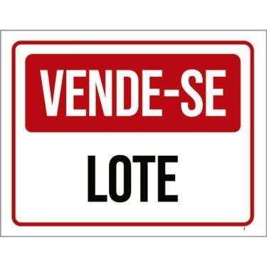 Imagem de Kit 3 Placas Vende-Se Lote 36X46