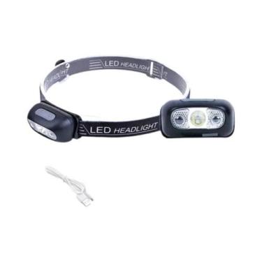 Imagem de Lanterna De Cabeça LED Portátil À Prova d'Água Com Sensor, Potente Par