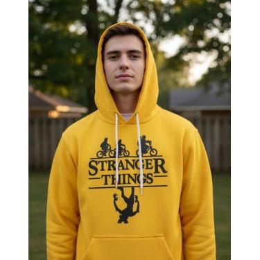 Imagem de Moletom Capuz Canguru Stranger Things Mike Demogorgon - - Missionario 