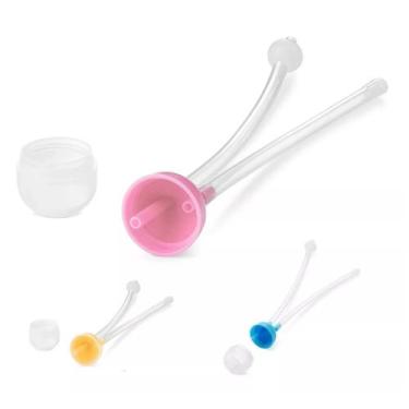 Imagem de Aspirador Nasal Bebe Infantil Recem Nascido Sugador De Catarro E Melec