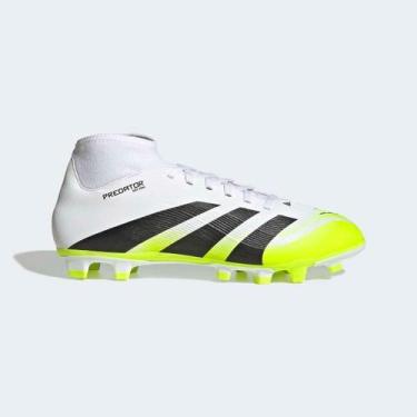 Imagem de Chuteira Campo Adidas Predator Club Sock Unissex, Branco, 42