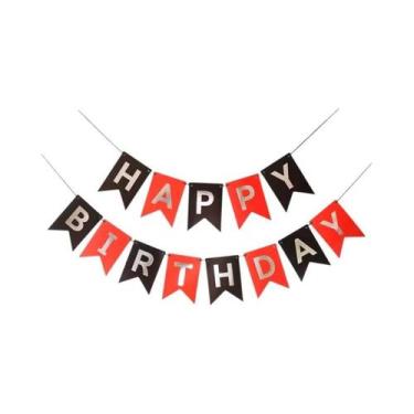 Imagem de Bandeira Colorida Para Festa De Aniversário Infantil, Decoração Para M