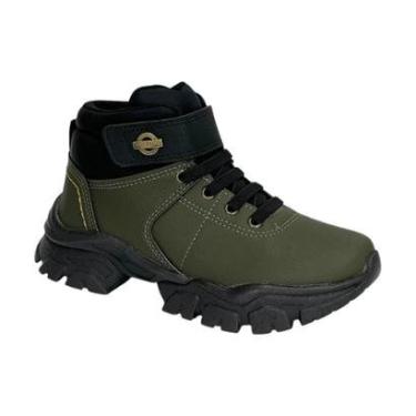 Imagem de Bota Klin Adventure Kids 351002 Verde Militar-Unissex