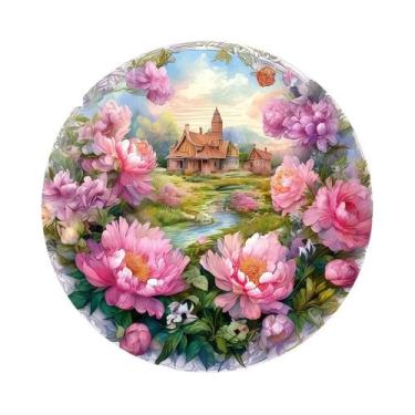 Imagem de Quebra-Cabeça De Animais De Madeira: Gato Branco, Cavalo, Coruja - Bri