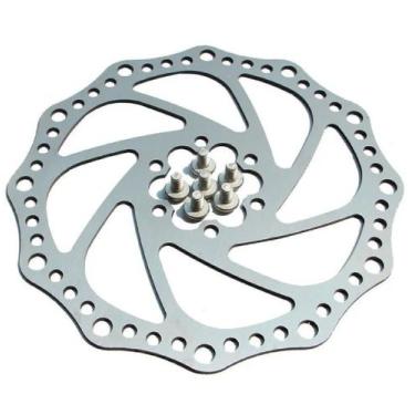 Imagem de Disco Freio Rotor Aço Inox Absolute 180mm C/ 6 Parafusos