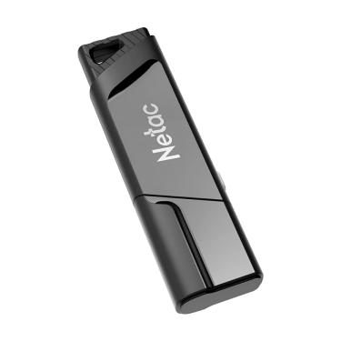 Imagem de Pendrive Netac 128GB U336 USB 3.0 em Plástico Preto - NT03U336S-128G-30BK