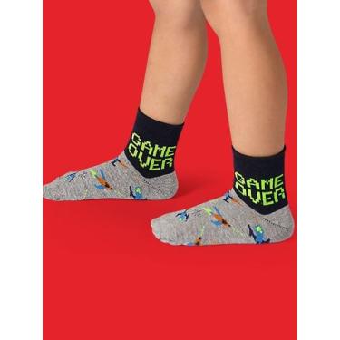 Imagem de Meia Infantil Menino Game Kit Com 3 Pares - Duck, 22 ao 25