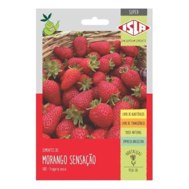 Imagem de Sementes de Morango Sensaçao - Env C/ 50mg de Sementes - ISLA SEMENTES