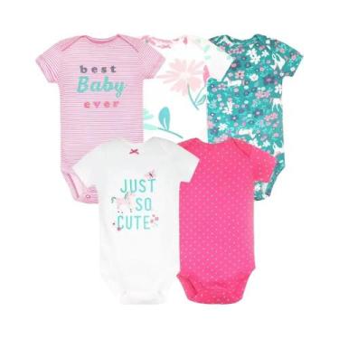 Imagem de Macacão de Algodão Infantil 5 Peças - Dinossauro - Verão (Meninos e Me