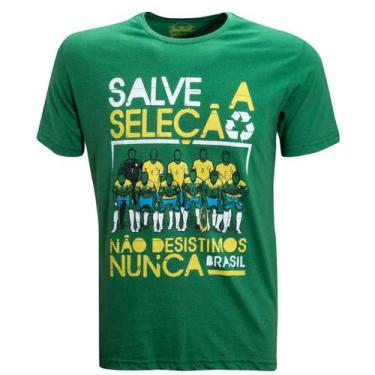 Imagem de Camisa Liga Retrô Salve A Seleção  Verde M