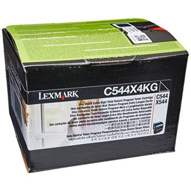 Imagem de Lexmark Cartucho de toner preto com programa de retorno de rendimento extra alto para o governo dos EUA, rendimento 6000 (C544X4KG)