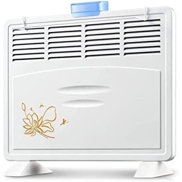 Imagem de KRASS Aquecedor de espaço de painel de convecção, aquecedor de espaço, aquecedor elétrico de convector 800-1000W, independente/montado na parede, silencioso, proteção contra superaquecimento, para garagem de escritório em casa, 550 mm, colecionador 88