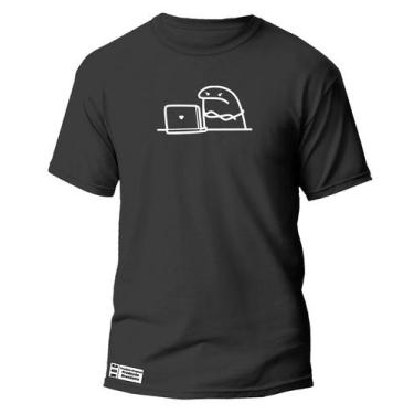 Imagem de Camiseta Flork Meme Engraçado Gola Redonda Programador Por Amor - Nord