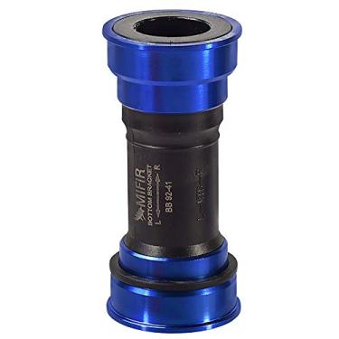 Imagem de Yajun Suporte inferior de concha de rolamento adequado para MTB Road Mountain Bike Press 41MM Eixo Central, Azul