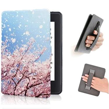 Imagem de Capa compatível com a 11ª geração do Kindle lançado em 2022, modelo (C2V2L3). Capa à prova de queda com alça de mão e despertar para hibernar automático, não para Kindle Paperwhite de 11ª geração
