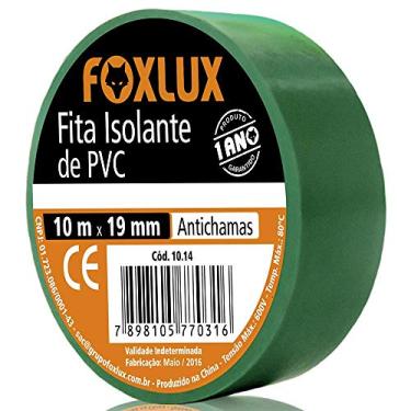 Imagem de Foxlux Fita Isolante 10m Verde - 1 Unidade